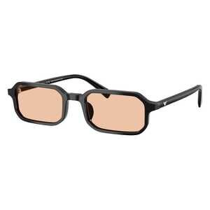 Emporio Armani EA4253 501793 Shiny Black/Light Orange Lens 54mm Men's